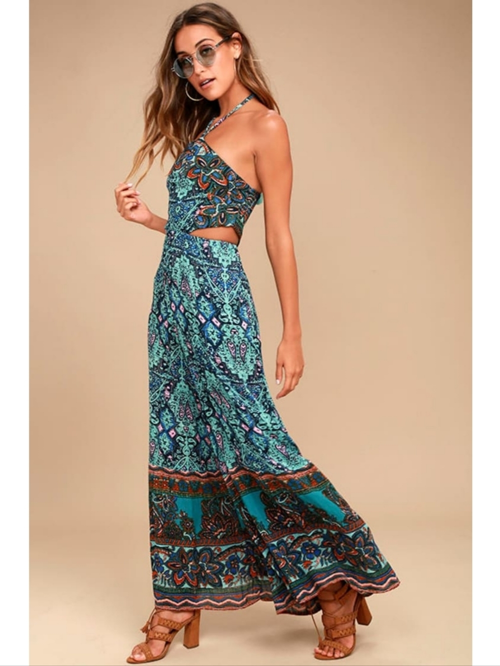 Free People Maribelle Wide Leg Jumpsuit Size Medium - Picture 2 of 12